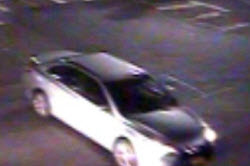 Boston police are seeking this four-door silver sedan in connection with a hit and run bicycle accident